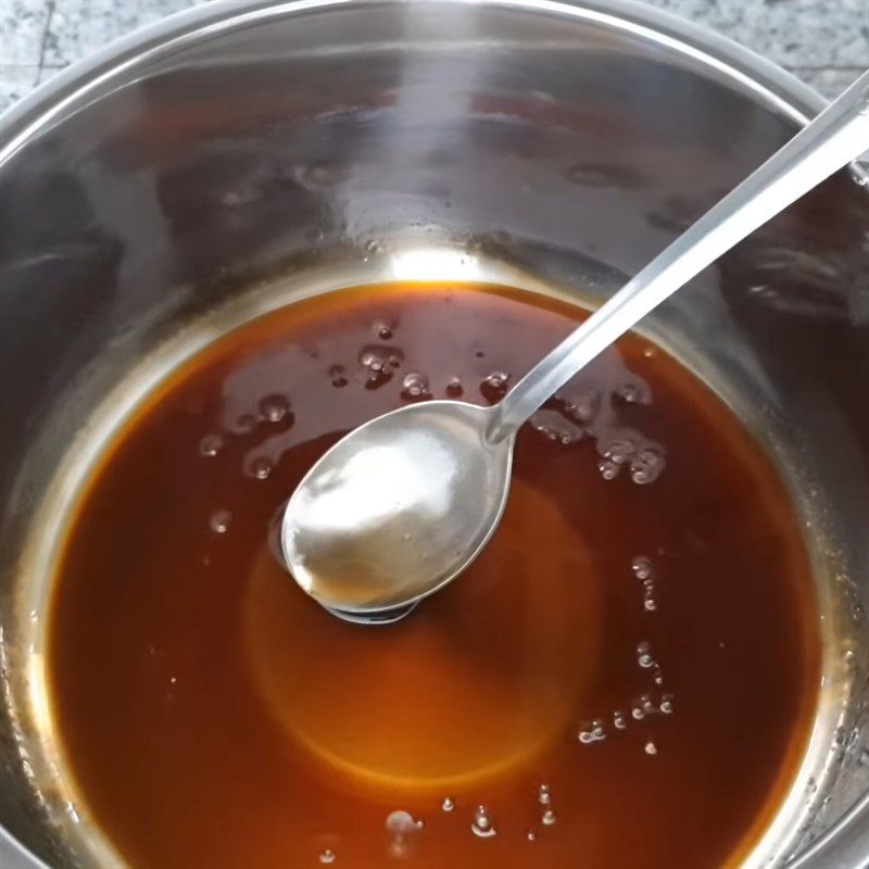 Step 2 Making the salad dressing for the green mango cucumber salad