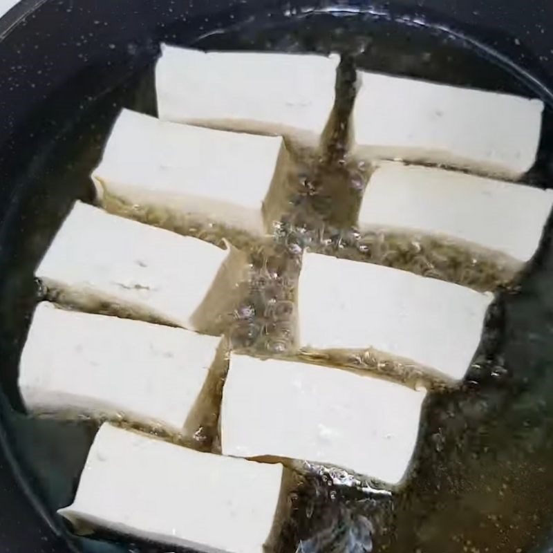 Step 3 Fried Tofu Soybean Noodle Bowl