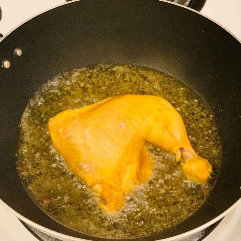 Step 4 Fry the chicken Fried chicken without frying rice