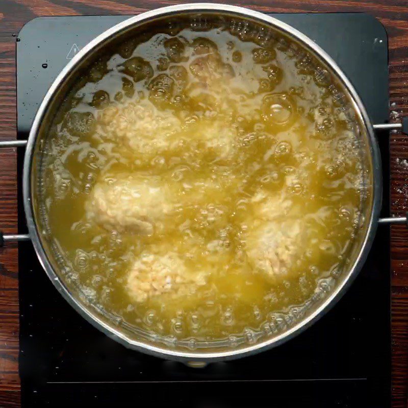 Step 5 Fry the chicken Fried Chicken