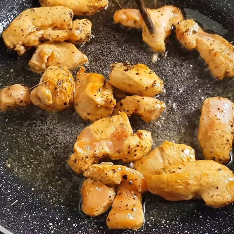 Step 4 Fry Chicken Fried Lemongrass Chicken