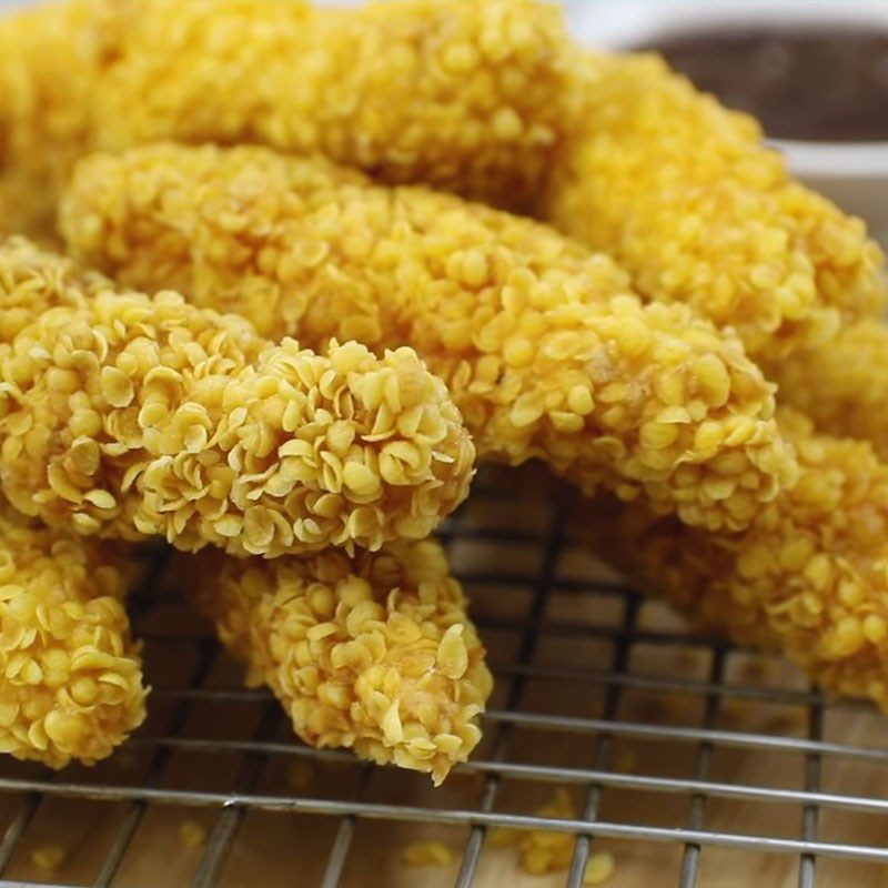 Step 3 Frying chicken Crispy Chicken