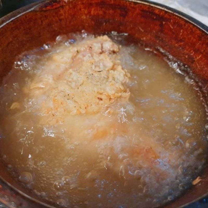 Step 3 Frying the chicken Asian style fried chicken