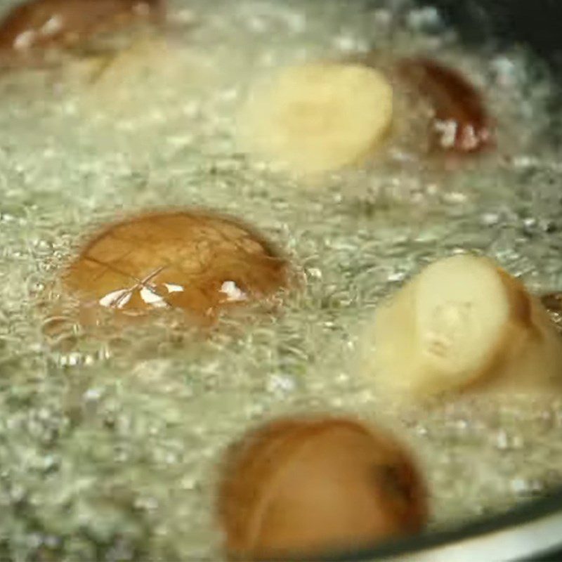 Step 2 Fry the mushrooms Salt and Pepper Fried Mushrooms