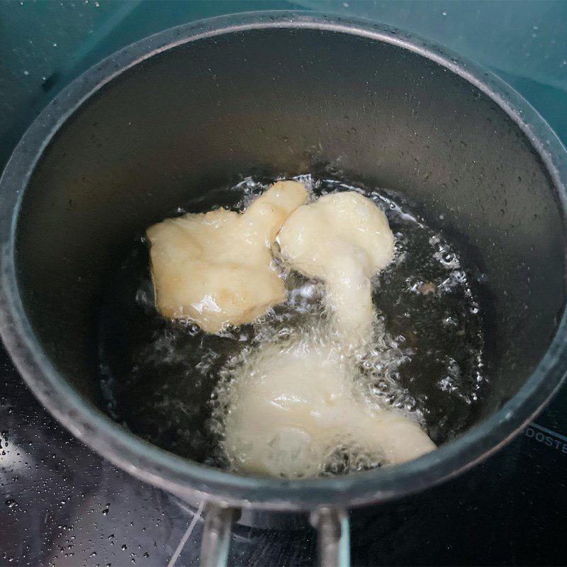 Step 3 Frying oyster mushrooms Crispy fried oyster mushrooms