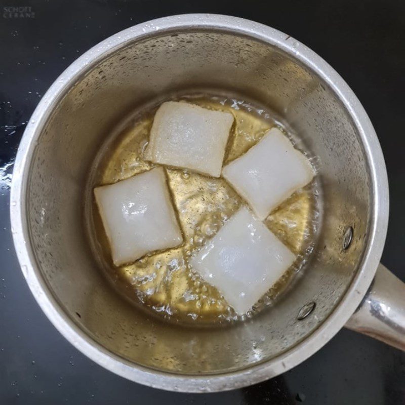 Step 2 Fry the pho for Fried Pho