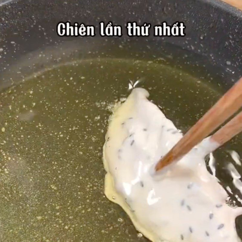 Step 3 Fry Sake Crispy fried Sake (Recipe from Tiktok channel Green Vegetarian Kitchen)