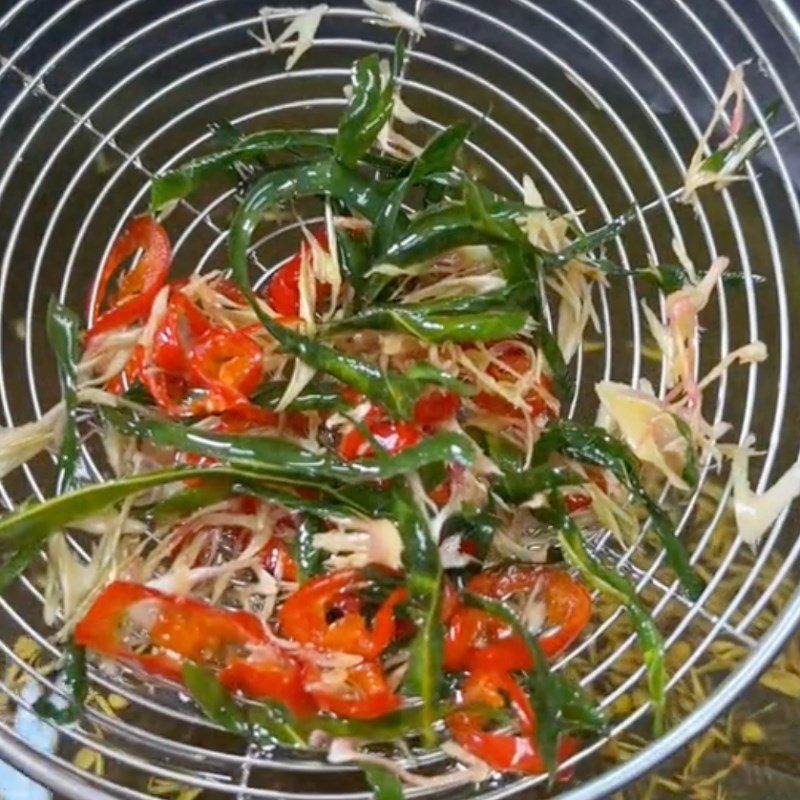 Step 2 Fry the ingredients for Lemongrass Tofu (Recipe from the TikTok channel Bếp chay XANH)