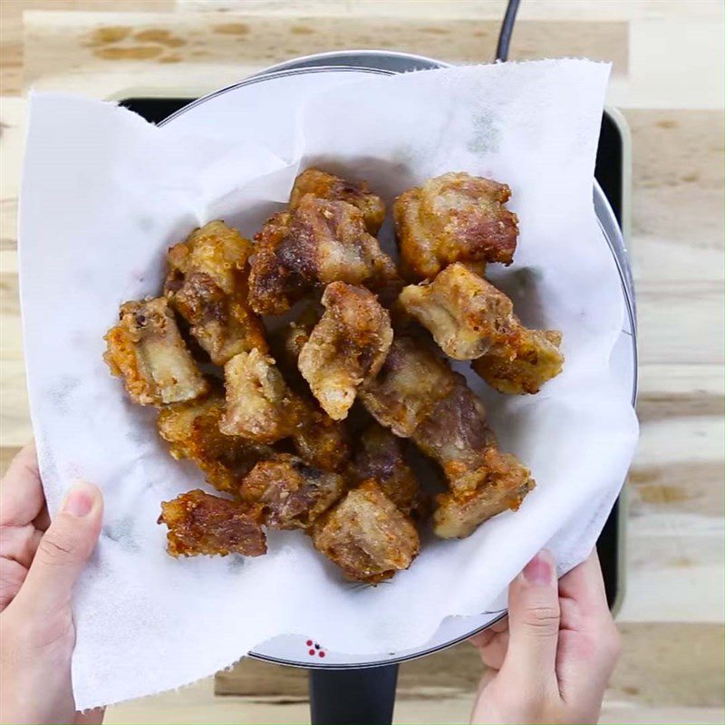 Step 2 Fry Ribs Sweet and Sour Ribs