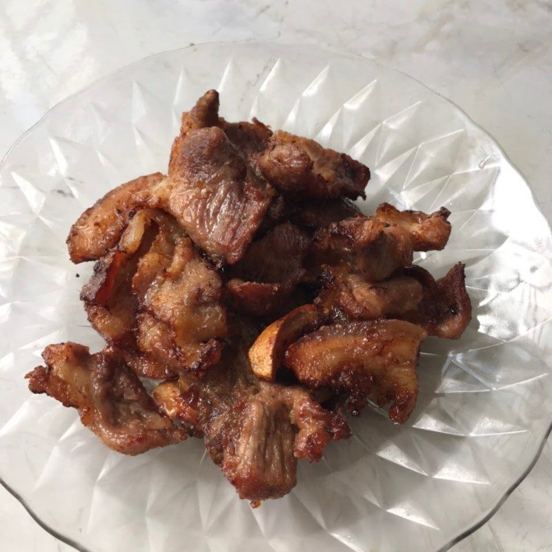 Step 3 Frying pork with an air fryer Crispy fried pork with scallion oil