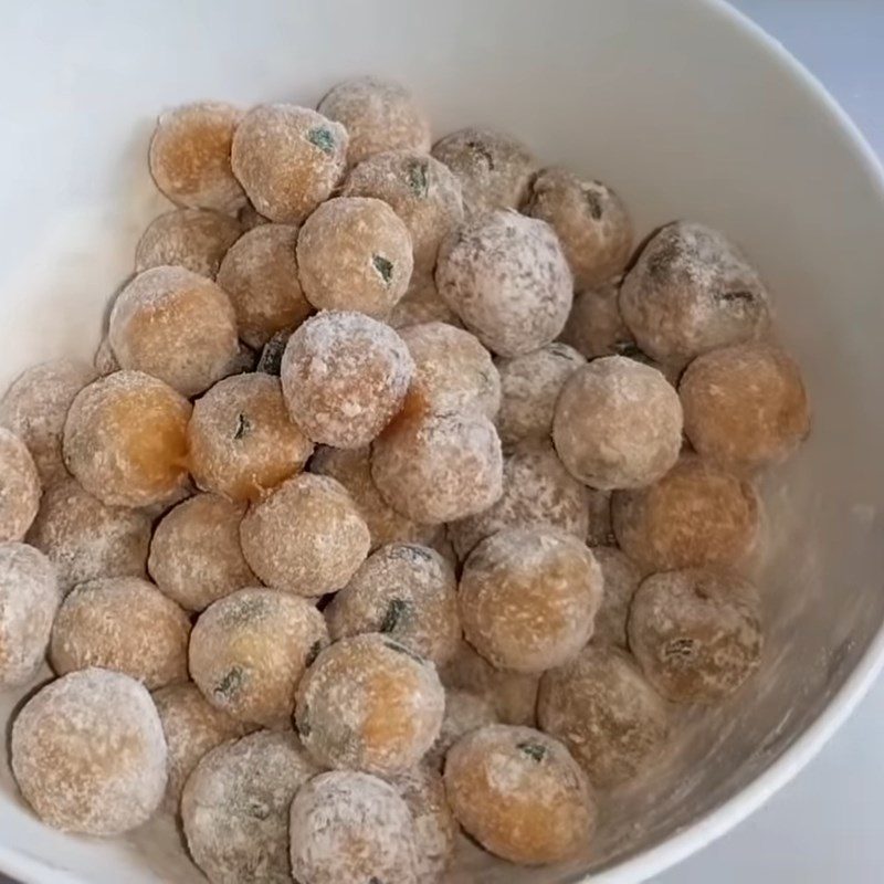 Step 6 Fried shrimp balls Vegetarian shrimp balls