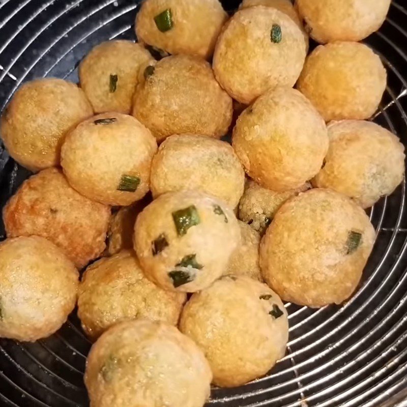 Step 6 Fried shrimp balls Vegetarian shrimp balls