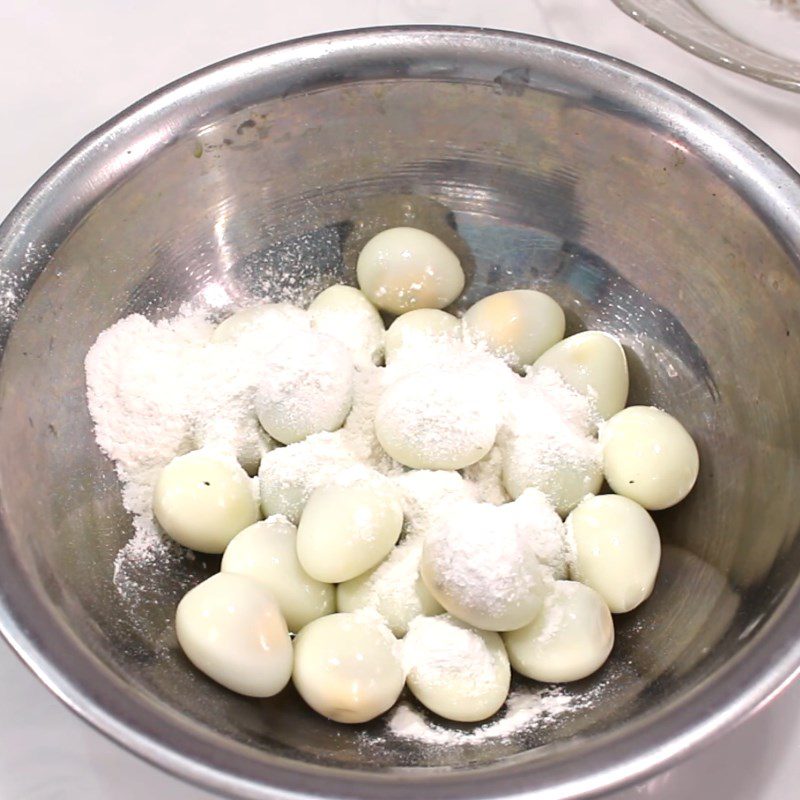 Step 2 Frying Eggs Quail Eggs Fried in Butter