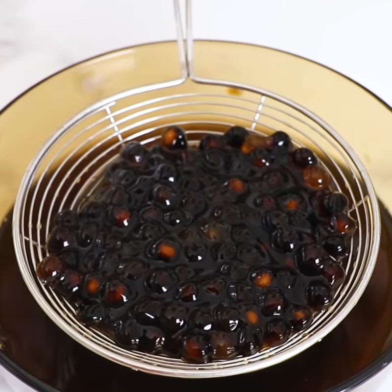 Step 3 Boil tapioca pearls for Milo flan