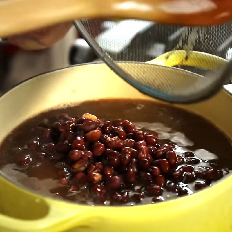 Step 2 Preparing rice Korean red bean rice