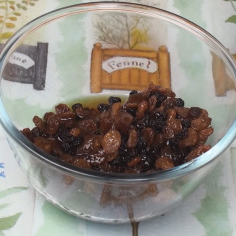 Step 1 Prepare dried fruits soaked in rum Stollen cake with almond filling