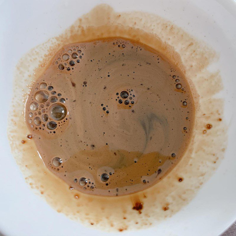 Step 1 Prepare the butter and coffee mixture Coffee Bean Cookies with all-purpose flour