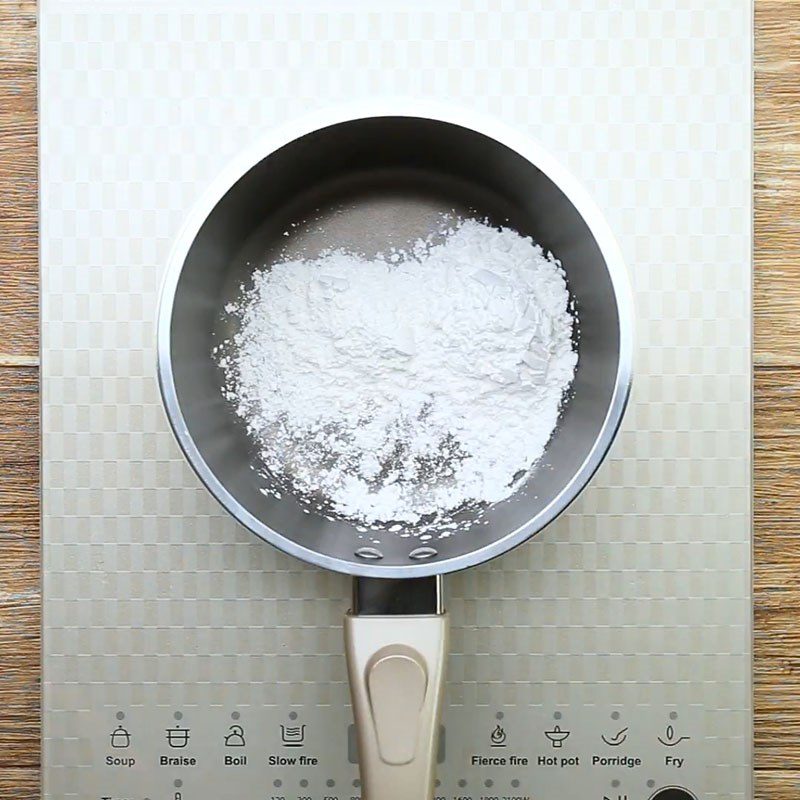 Step 2 Prepare the tapioca flour mixture for Vegetarian Roast Pork