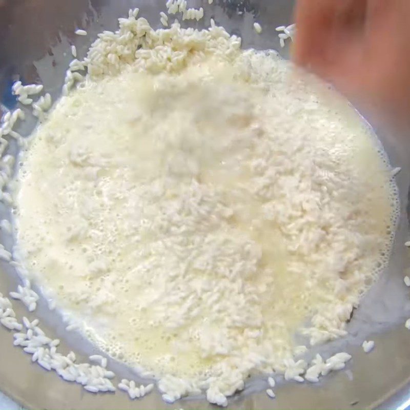 Step 1 Prepare sticky rice for Chicken Sticky Rice with Coconut Milk