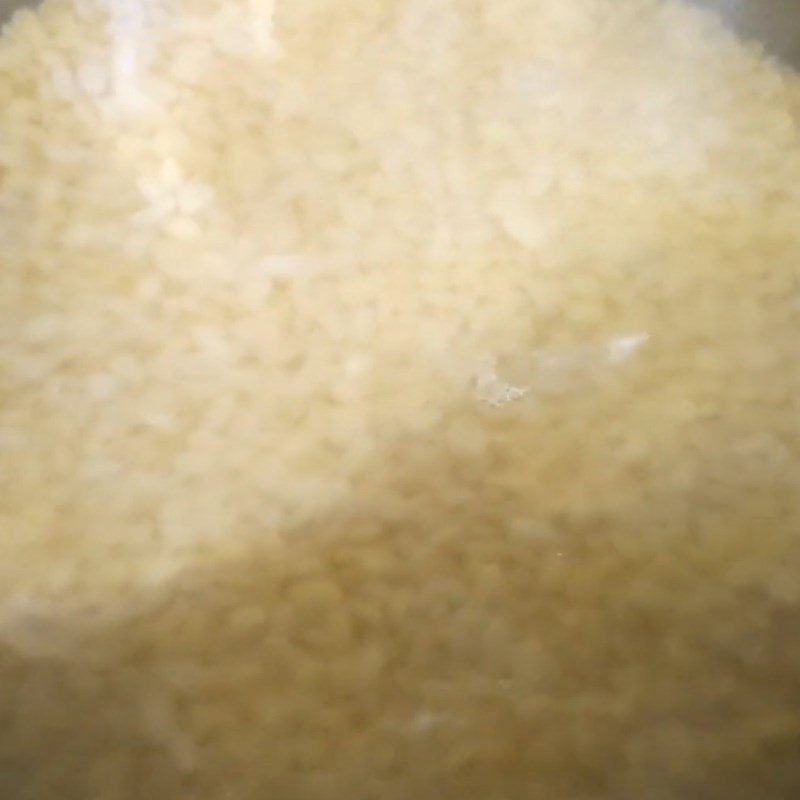 Step 2 Preparing Glutinous Rice and Beans Gac Sticky Rice Cake