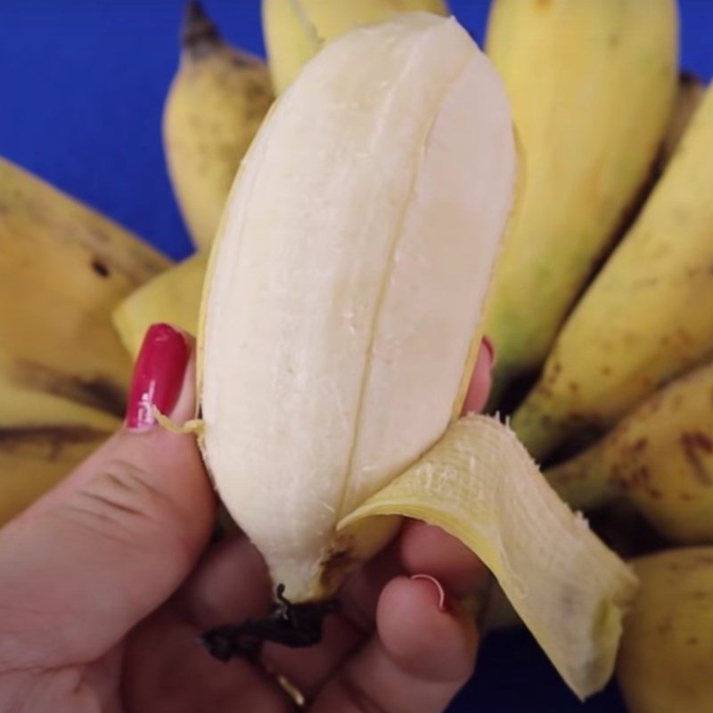 Step 4 Preparing the banana part Banana fruit ice cream