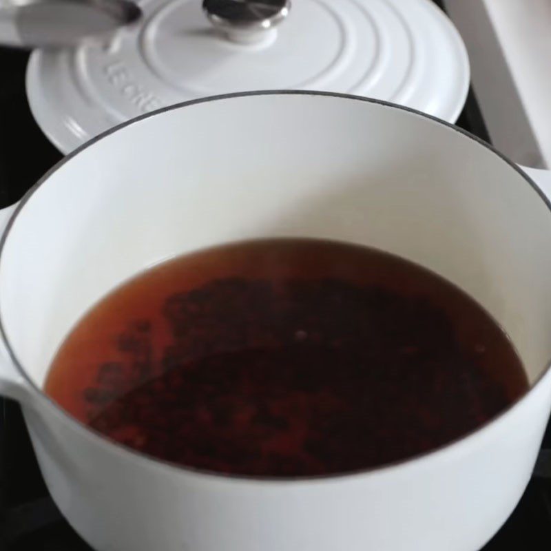 Step 1 Prepare and simmer the beans for Japanese Red Bean Rice