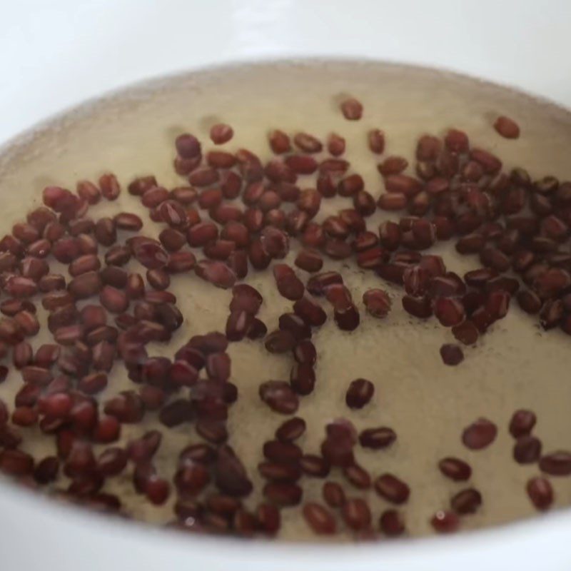 Step 1 Prepare and simmer the beans for Japanese Red Bean Rice