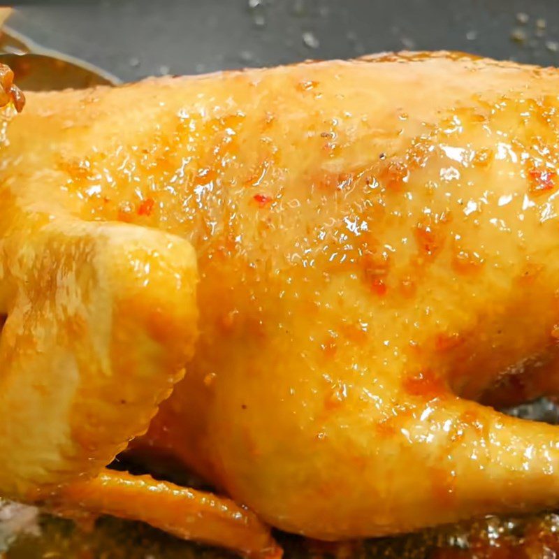 Step 4 Steamed chicken with fish sauce