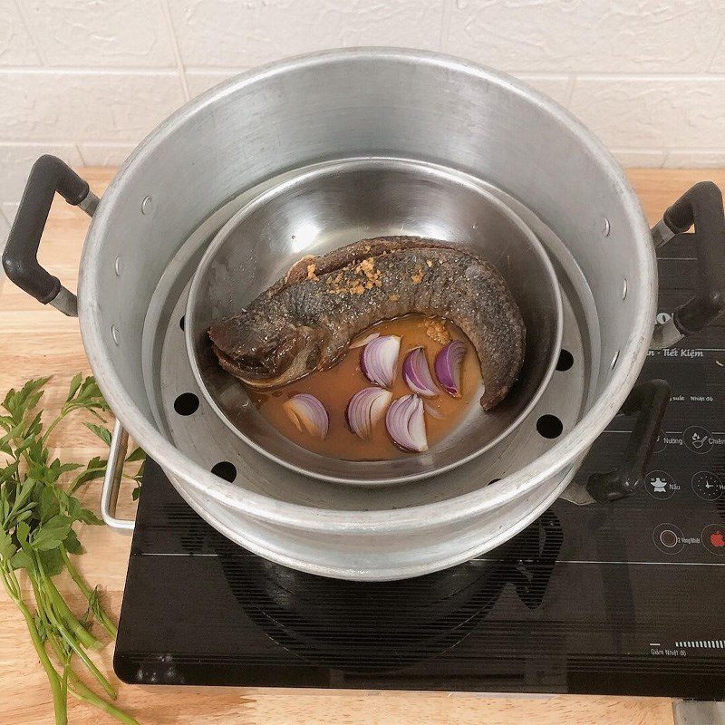 Step 2 Steamed Snakehead Fish Paste Whole Snakehead Fish Paste Steamed