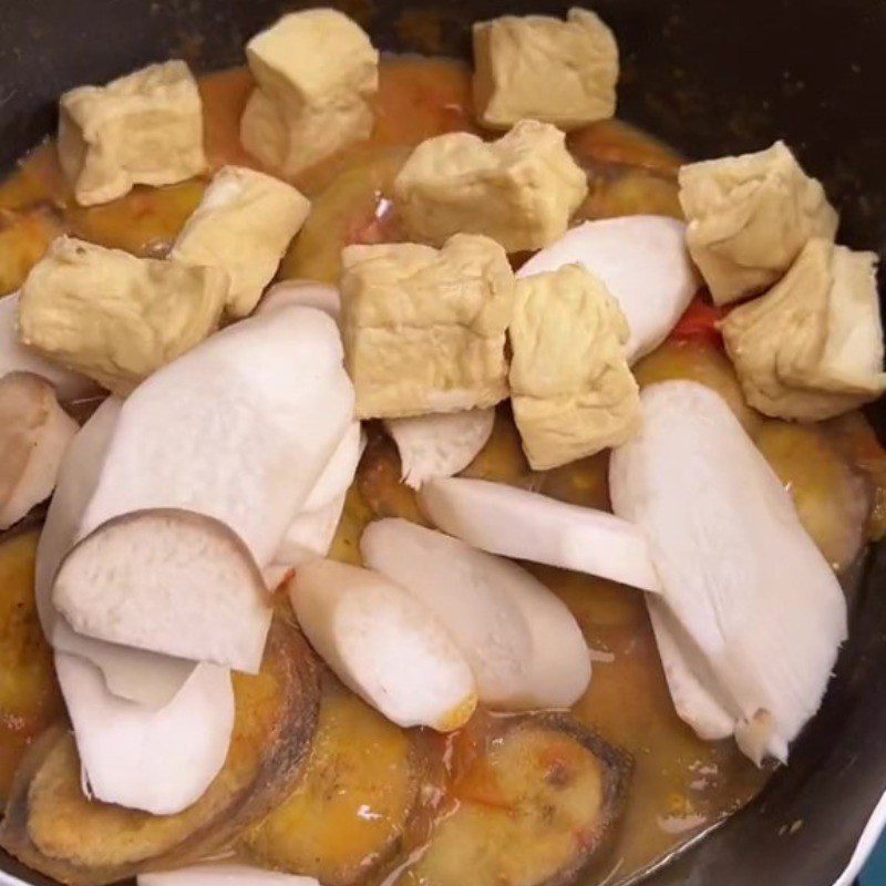 Step 3 Green Banana Cooked with Fermented Rice