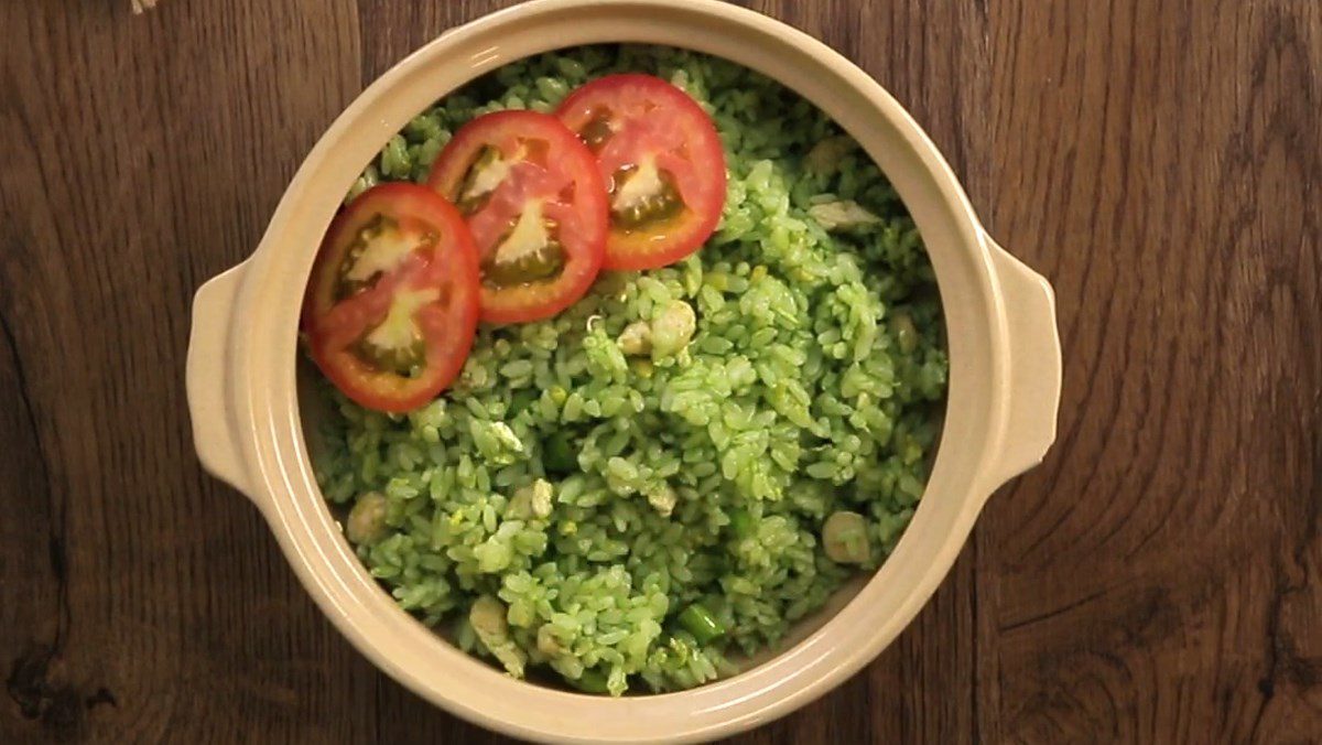 Green Chili Salt Fried Rice