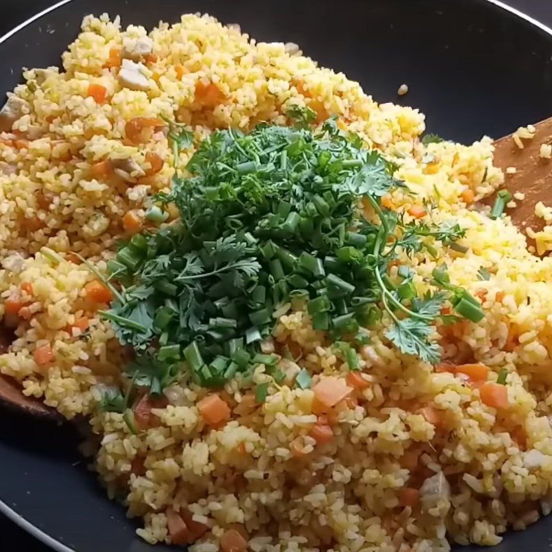 Step 5 Fried Rice Salted Egg Pork Fried Rice