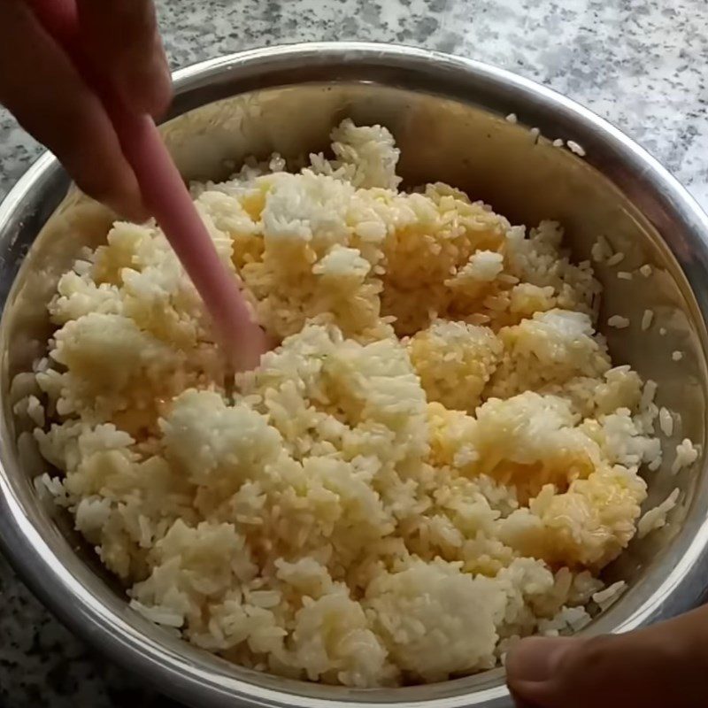 Step 2 Prepare Other Ingredients Fried Rice with Pork and Salted Egg