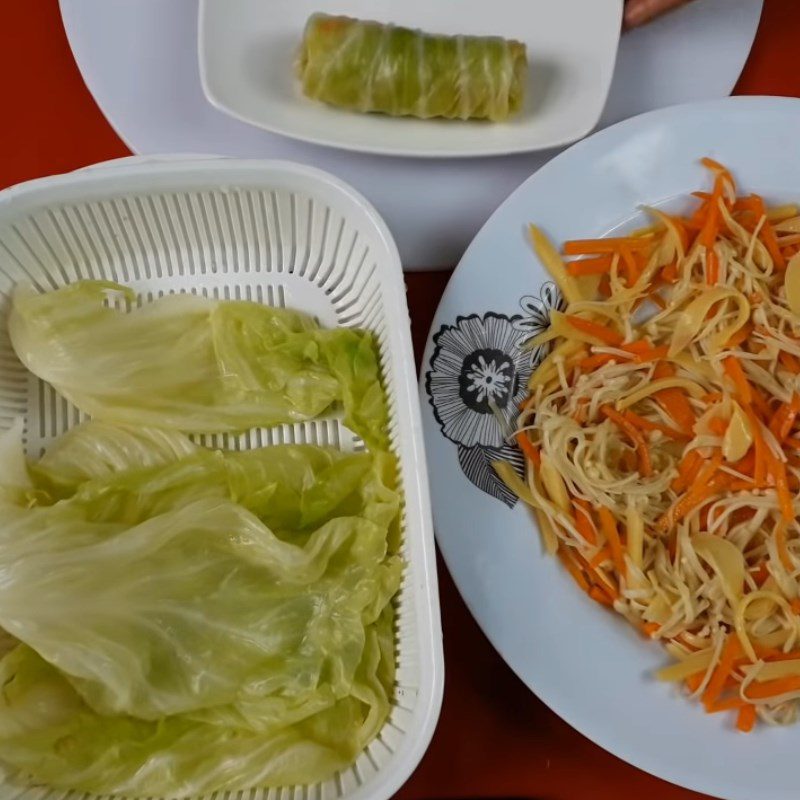 Step 4 Cabbage Roll Vegetarian