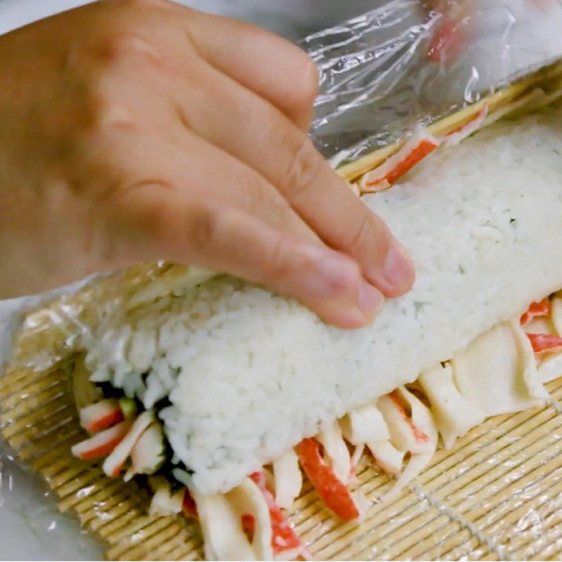 Step 4 Sushi Roll Crab Stick