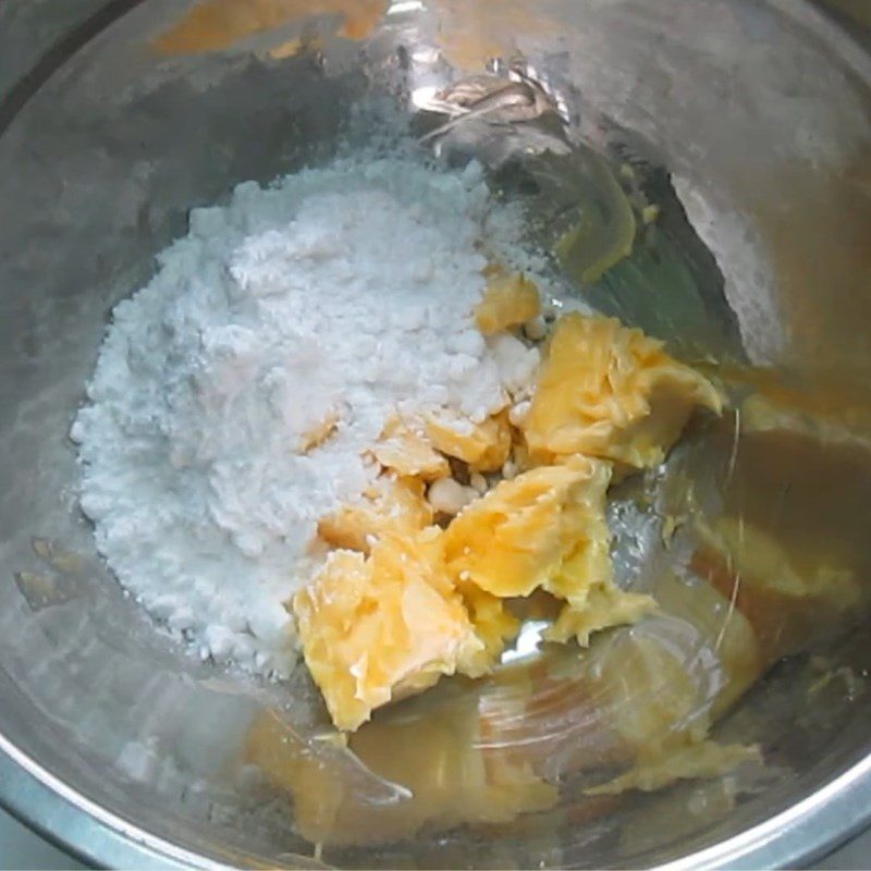 Step 1 Whip butter with sugar Cream Puff Cookies