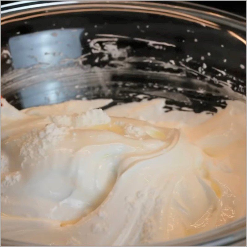 Step 2 Whip the egg whites for Pavlova cake