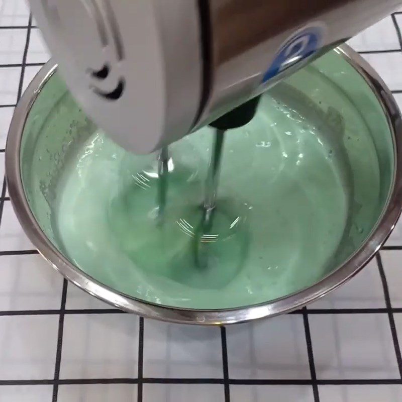 Step 1 Whisk the milk syrup mixture Mint Ice Cream