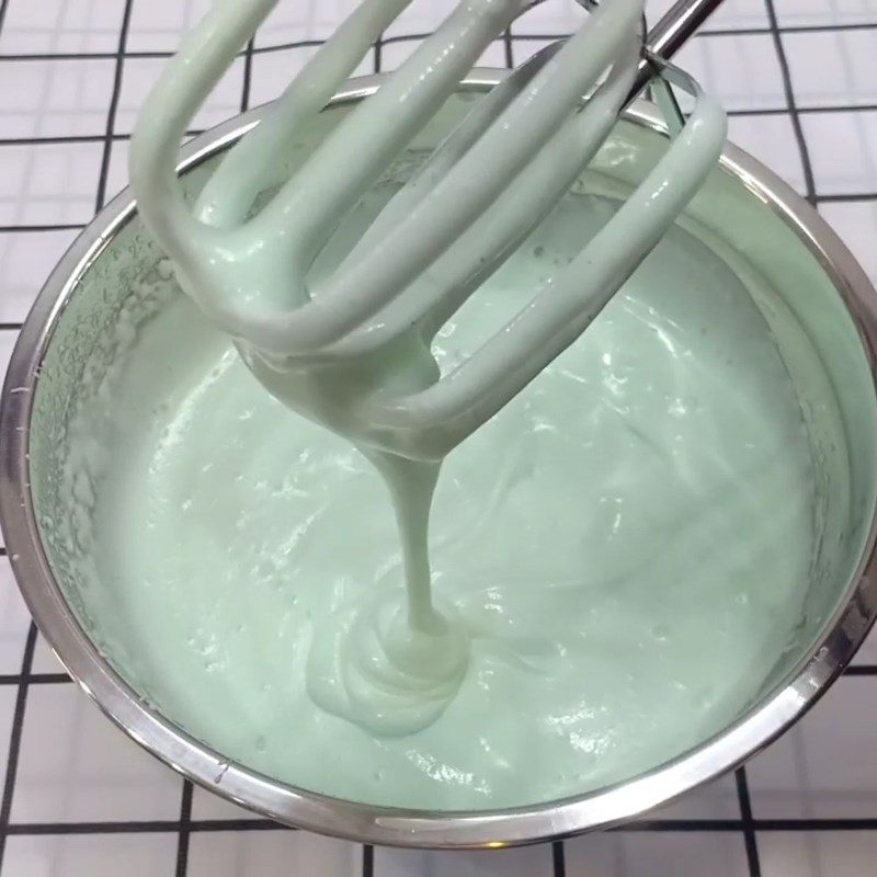 Step 1 Whisk the milk syrup mixture Mint Ice Cream