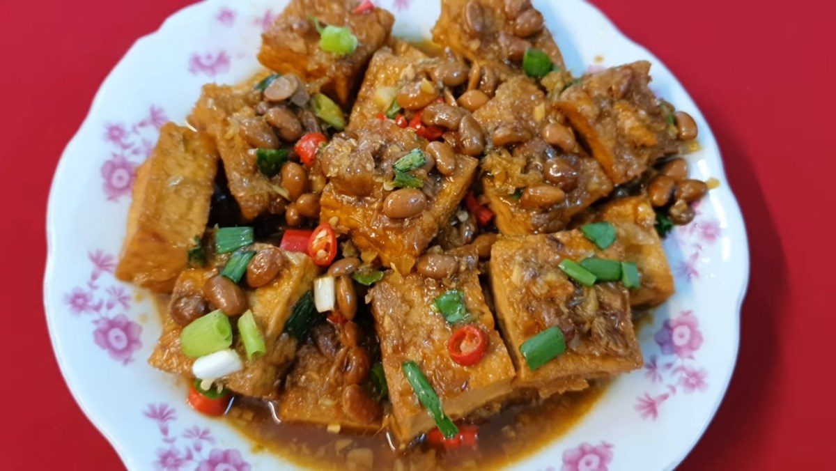 Vegetarian Braised Tofu with Soy Sauce