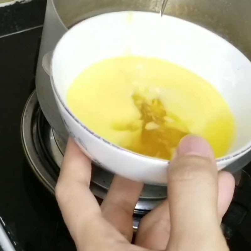 Step 4 Poured into molds Corn jelly