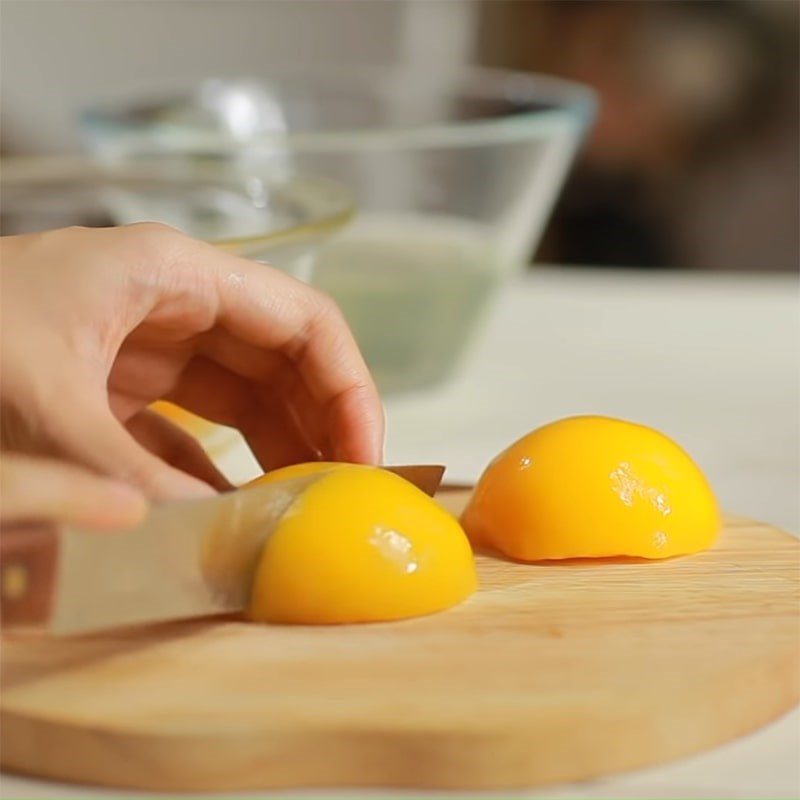 Step 3 Pour into molds for Peach Tea Panna Cotta