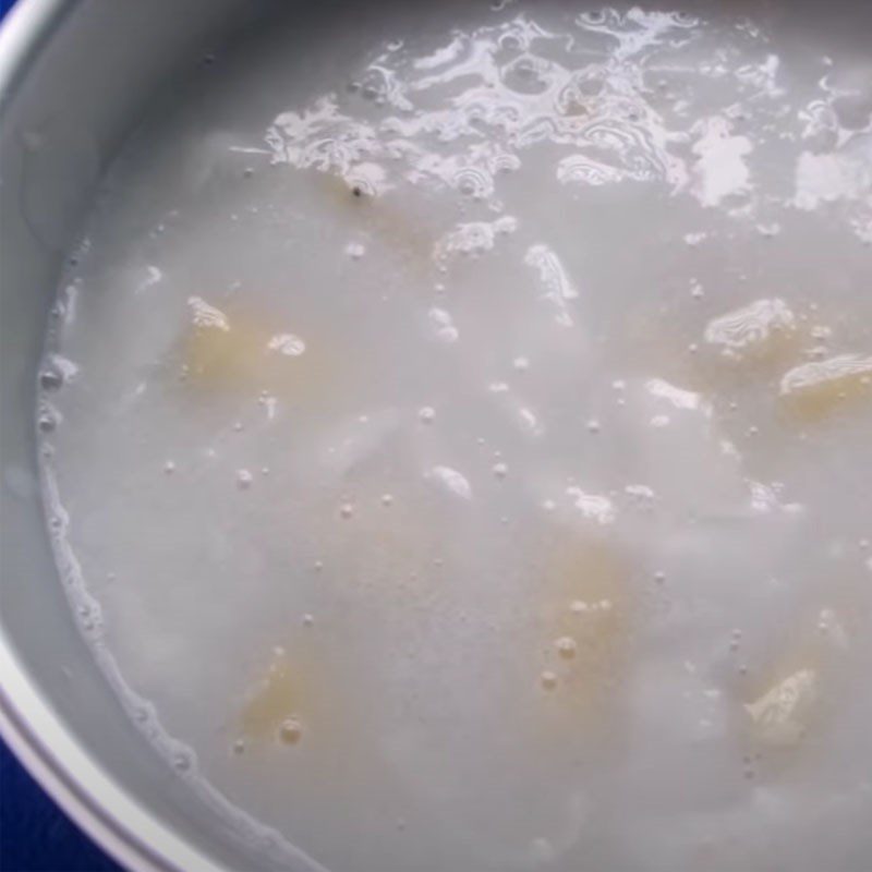 Step 4 Pour the Coconut Banana Jelly