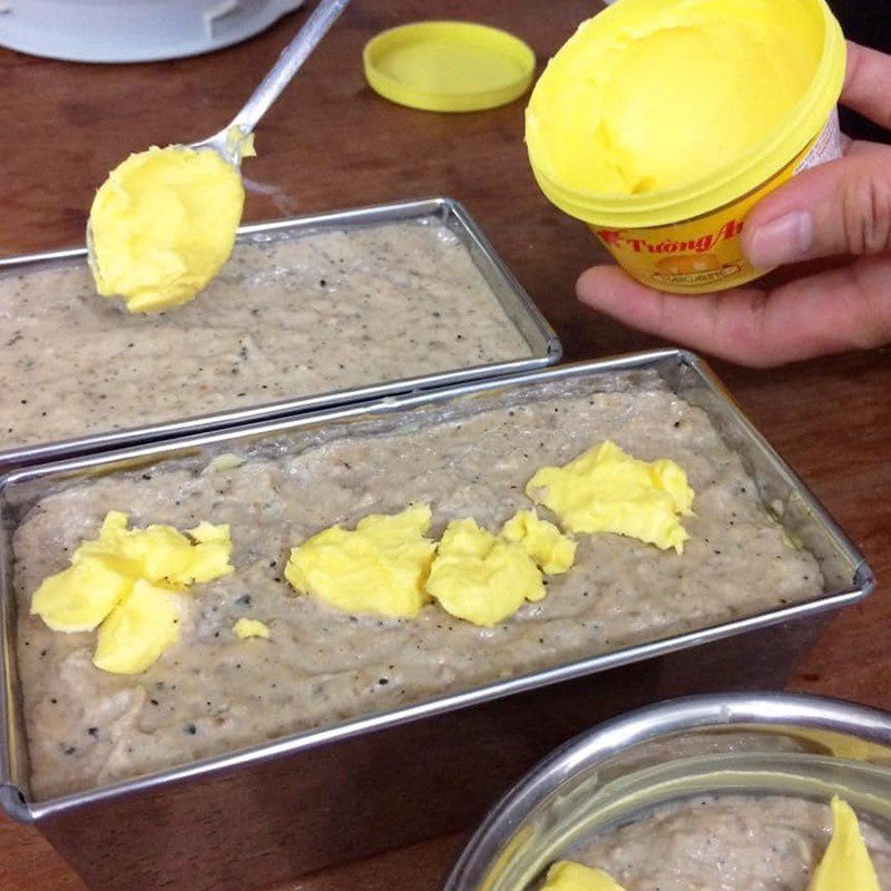 Step 5 Pour into molds and bake pate Pork liver pate