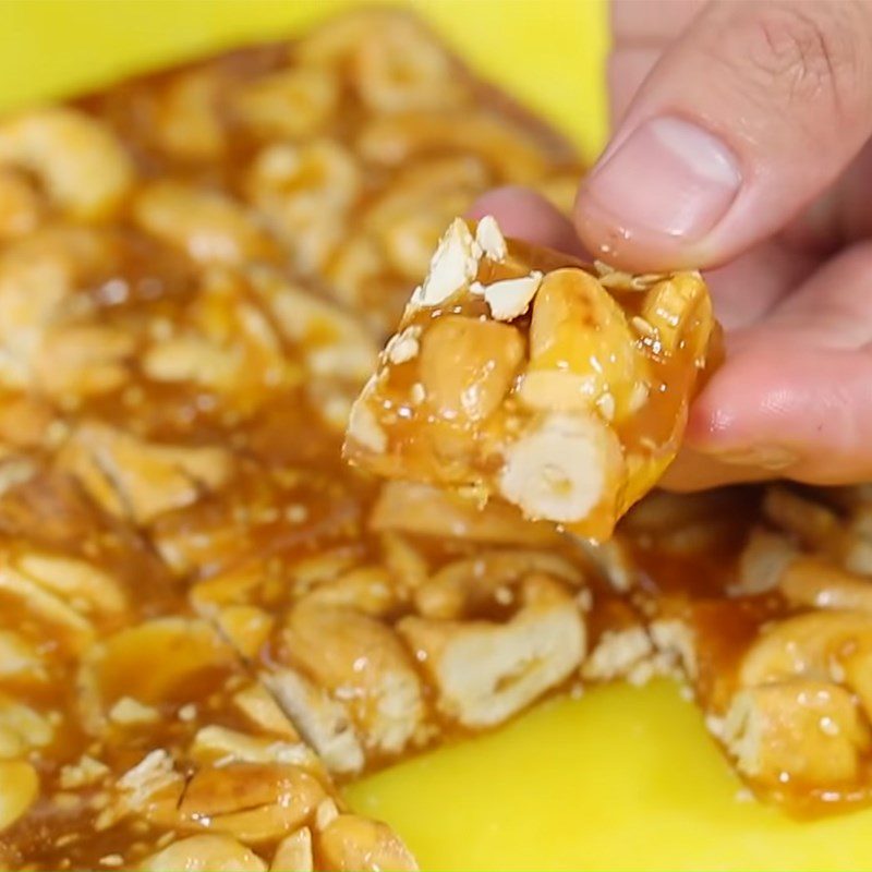 Step 3 Molding and Shaping Caramel Cashew Candy