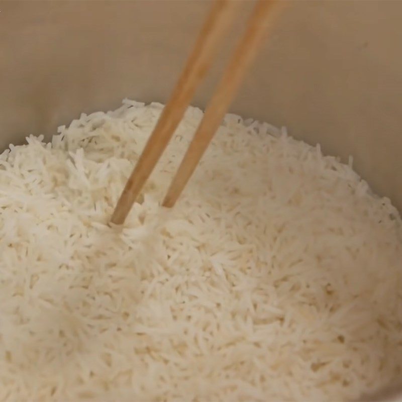 Step 2 Measure water and cook rice Cook rice with pressure cooker