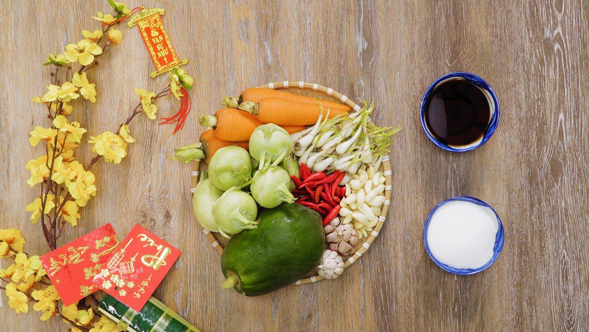 Ingredients for Mixed Pickled Dish