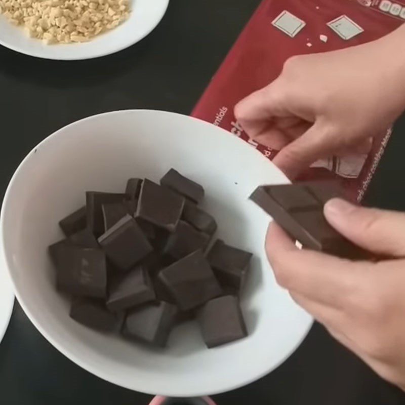 Step 2 Melt the chocolate Chocolate Banana Ice Cream Pops