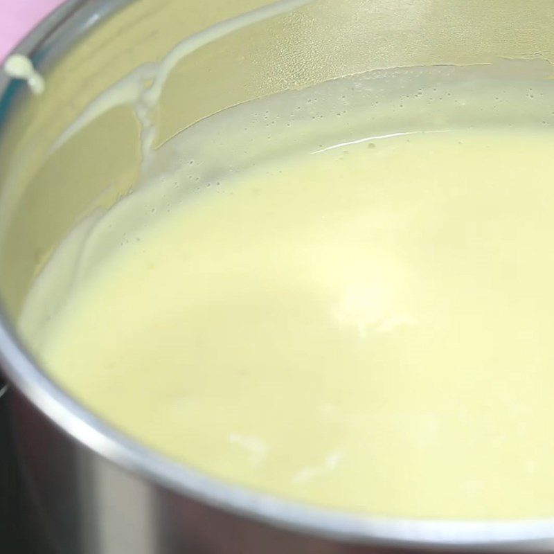 Step 3 Boil agar mixture Durian jelly