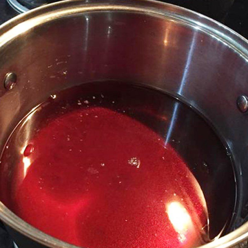 Step 3 Boil fish sauce Make pickled soursop by blanching in boiling water